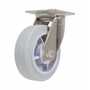 Vestil CST-E-SS-6X2TPR-S Rubber Swivel Caster 6x2 .6K Gray