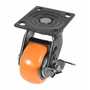 Vestil CST-E6-4X2PUP-SWB Poly Swivel With Brake 4x2 551lb