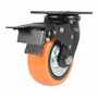 Vestil CST-E6-5X2PUP-SWTB Poly Swivel Total Brake 5x2 639lb