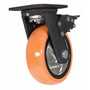 Vestil CST-E6-6X2PUP-SWTB Poly Swivel Total Brake 6x2 837lb