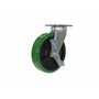 Vestil CST-F40-8X2DT-SWB Poly Swivel W/Brake and Hub 8x2 1K