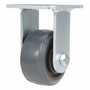 Vestil CST-KSM-4X2MR-R Rubber Rigid Caster 4x2 551lb Gray