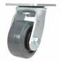 Vestil CST-KSM-4X2MR-S Rubber Swivel Caster 4x2 551lb Gray