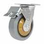 Vestil CST-KSM-6X2MR-SWTB Rubber Swivel Total Brake 6x2 771lb