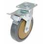 Vestil CST-KSM-8X2MR-SWTB Rubber Swivel Total Brake 8x2 881lb