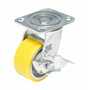 Vestil CST-PY-4X2PUA-SWB Poly Swivel W/Brake Caster 4x2 .44K