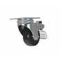 Vestil CST-VE-3X1RU-SWTB Rubber Swivel Total Brake 3x1 198lb