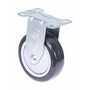 Vestil CST-VE-4X1.25PP-R Poly on Poly Rigid Caster, 4" x 1.25", 350lb Cap