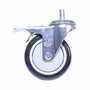 Vestil CST-VE-4X1.25PP-STSL Poly Swivel Caster w/ Lock, 4" x 1-1/4", 350LB Cap