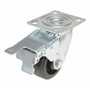 Vestil CST-VE-4X2MR-SWTB Rubber Swivel Total Brake 4x2 396lb