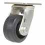 Vestil Rubber Swivel Caster 4 In. x 2 In. Width 396 Lb. Cap, Black