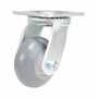 Vestil CST-VE-4X2TPR-S Rubber Swivel Caster 4x2 485lb Gray