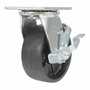 Vestil CST-VE-5X2GFN-SWB Nylon Swivel W/Brake 5x2 1K Black