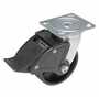 Vestil CST-VE-5X2GFN-SWTB Nylon Swivel Total Brake 5x2 1K Bk