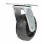 Vestil CST-VE-5X2MR-S Rubber Swivel Caster 5x2 440lb Bk