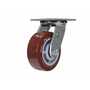 Vestil CST-VE-5X2PUP-S Poly Swivel Caster 5x2 .7K Maroon