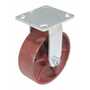 Vestil CST-VE-6X2DS-R Cast Iron Rigid Caster 6x2 Maroon