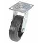 Vestil CST-VE-6X2MR-S Rubber Swivel Caster 6x2 507lb Bk
