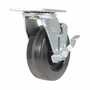 Vestil CST-VE-6X2PH-SWB Phenolic Swivel W/Brake 6x2 1.2K Bk