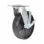 Vestil CST-VE-8X2GFN-SWB Nylon Swivel W/Brake 8x2 1250lb Bk