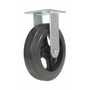 Vestil Rubber Rigid Caster 8 In. x 2 In. Width 551 Lb. Cap, Black