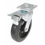 Vestil CST-VE-8X2MR-SWTB Rubber Swivel Total Brake 8x2 551lb