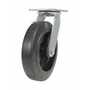 Vestil Rubber Swivel Caster 8 In. x 2 In. Width 551 Lb. Cap, Black