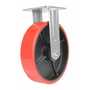 Vestil CST-VE-8X2PU-R Poly Rigid Caster 8x2 1474lb Red