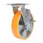 Vestil CST-VE-8X2PUA-SWB Poly Swivel W/Brake 8x2 1543lb Org