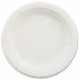 Chinet HUH21225 Round Recycled Fiber Disposable Plate, 6"