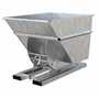 Vestil D-100-HD-NB-GAL No Bump HD Hopper 1 CbYd Galv