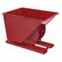 Vestil D-100-HD-NB-SR No Bump HD Hopper 1 CbYd Soda Red