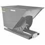 Vestil D-100-LD-GY-MG LD Hopper 1 CbYd Machine Gray