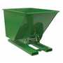 Vestil No Bump LD Hopper 1 CbYd Green
