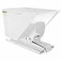 Vestil D-100-LD-WHT LD Hopper 1 CbYd White