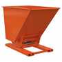 Vestil Hyd HD Hopper 1.5 CbYd Orange