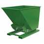 Vestil No Bump HD Hopper 1.5CbYd Green