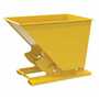 Vestil No Bump HD Hopper 1.5CbYd Yellow