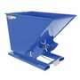 Vestil D-150-HD HD Hopper 1.5 CbYd Blue