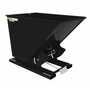 Vestil D-150-LD-BLK-SG LD Hopper 1.5 CbYd SG Black