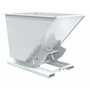 Vestil No Bump LD Hopper 1.5CbYd White