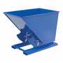 Vestil No Bump LD Hopper 1.5CbYd Blue