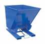 Vestil D-150-LD LD Hopper 1.5 CbYd Blue
