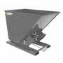 Vestil MD Hopper 1.5 CbYd Battleship Gray
