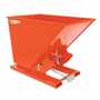Vestil MD Hopper 1.5 CbYd Orange
