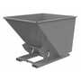 Vestil No Bump HD Hopper 2CbYd BS Gray