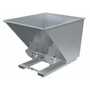 Vestil No Bump HD Hopper 2CbYd Silver