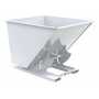 Vestil D-200-HD-NB-WHT No Bump HD Hopper 2CbYd White