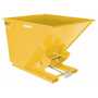 Vestil D-200-HD-YEL HD Hopper 2 CbYd Yellow