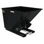 Vestil D-200-MD-BLK-SG MD Hopper 2 CbYd SG Black